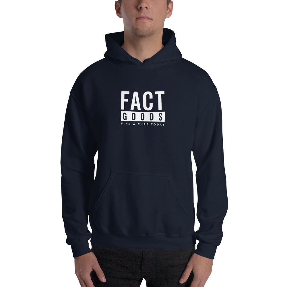 FACT goods Square Logo Pullover Hoodie Sweatshirt