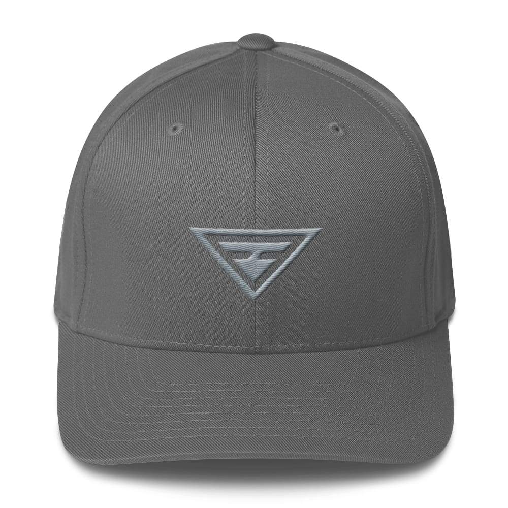 Hero Grey on Grey Fitted Twill Baseball Hat