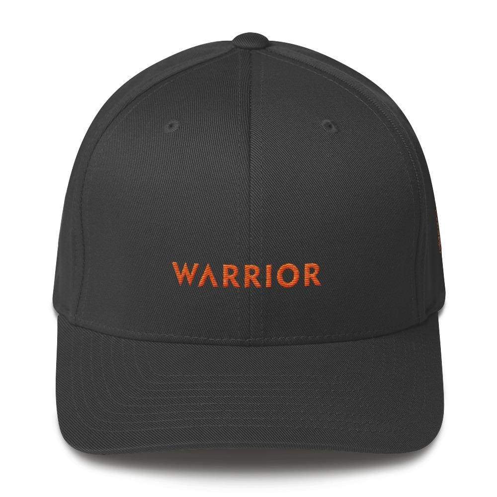 Leukemia Awareness Twill Fitted Hat with Warrior & Orange Ribbon