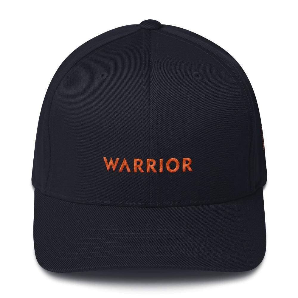 Leukemia Awareness Twill Fitted Hat with Warrior & Orange Ribbon