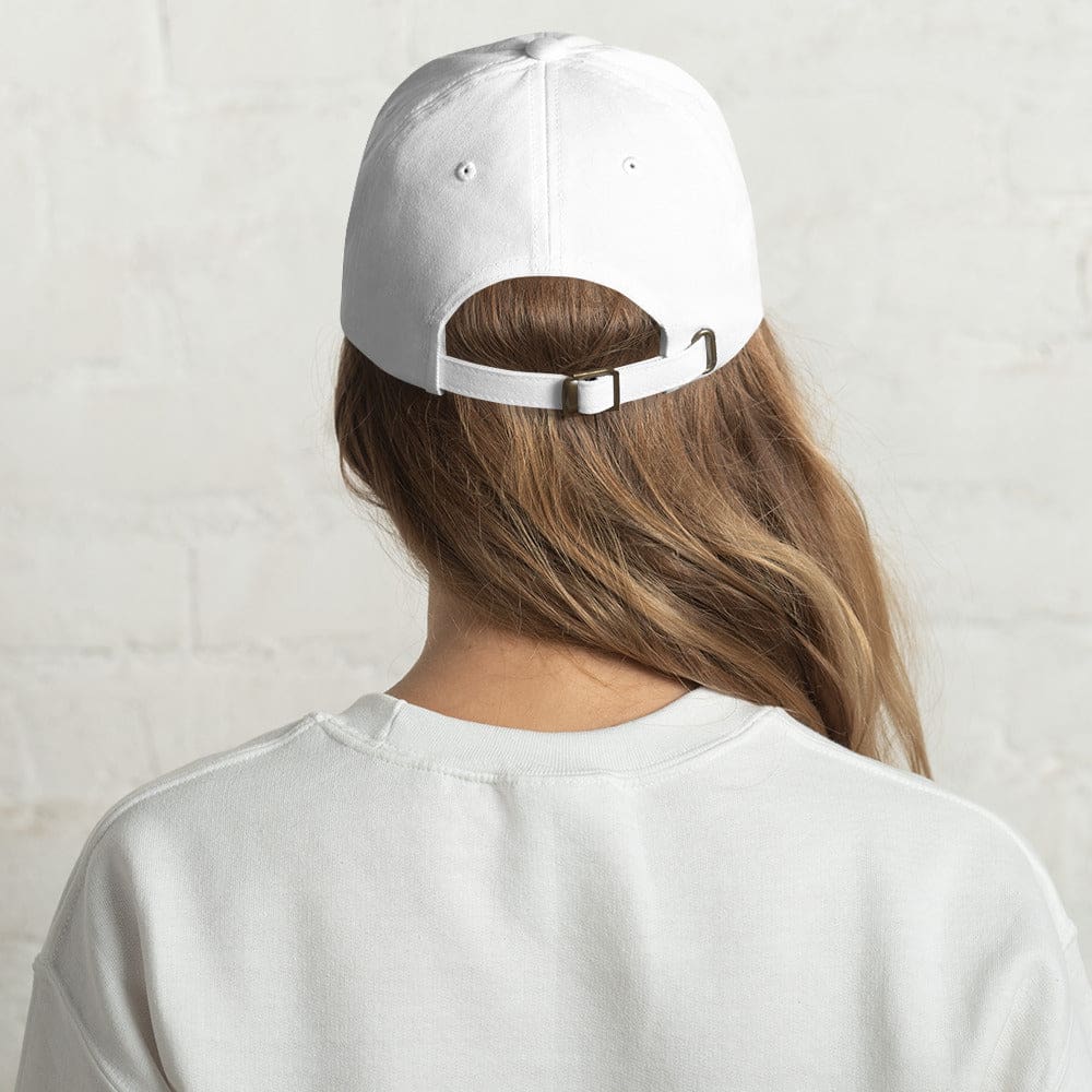 Melanoma & Skin Cancer Awareness Dad Hat with Black Ribbon