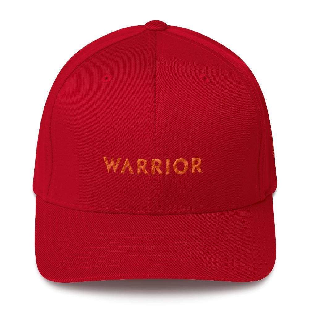 MS Awareness Hat with Warrior & Orange Ribbon on the Side