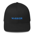 Prostate Cancer Awareness Hat with Warrior & Light Blue Ribbon on the Side
