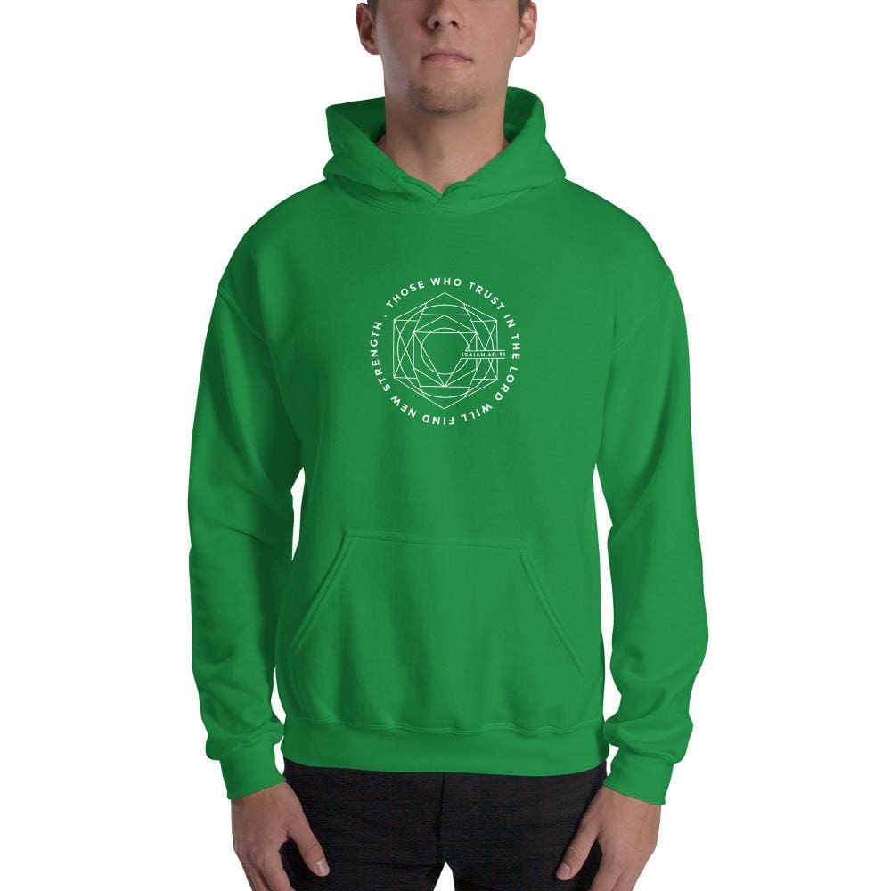 Those Who Trust in the Lord Will Find New Strength Christian Hoodie Sweatshirt