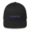 Warrior & Purple Ribbon Twill Fitted Hat